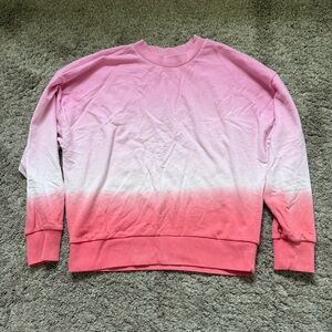 GAP Pink Ombré Crewneck | Size S